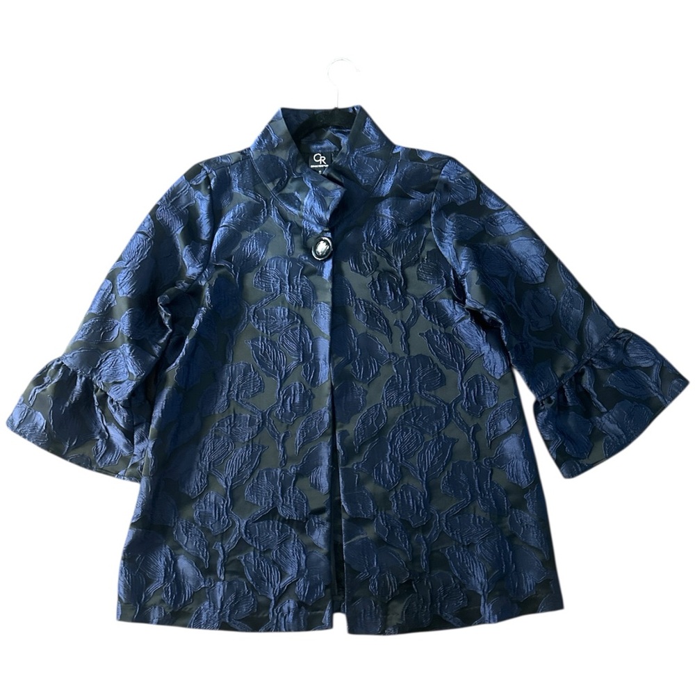 Connie Roberson 100% Silk Cardigan Belle 3/4 sleeve cape